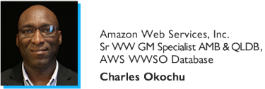 Amazon Web Services Japan G.K. Sr WW GM Specialist AMB & QLDB , AWS WWSO Database Charles Okochu