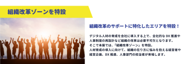 新設！組織改革ゾーン