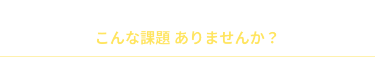 DX推進・テクノロジー導入でこんな課題 ありませんか？