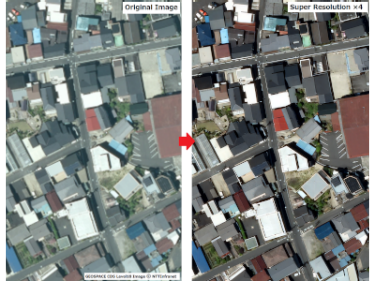 生成AIを用いたオルソ画像の超解像・鮮明化ソリューション